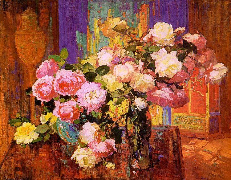 Unknown Artist Bischoff roses